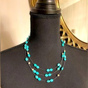 3 layer fashion necklace